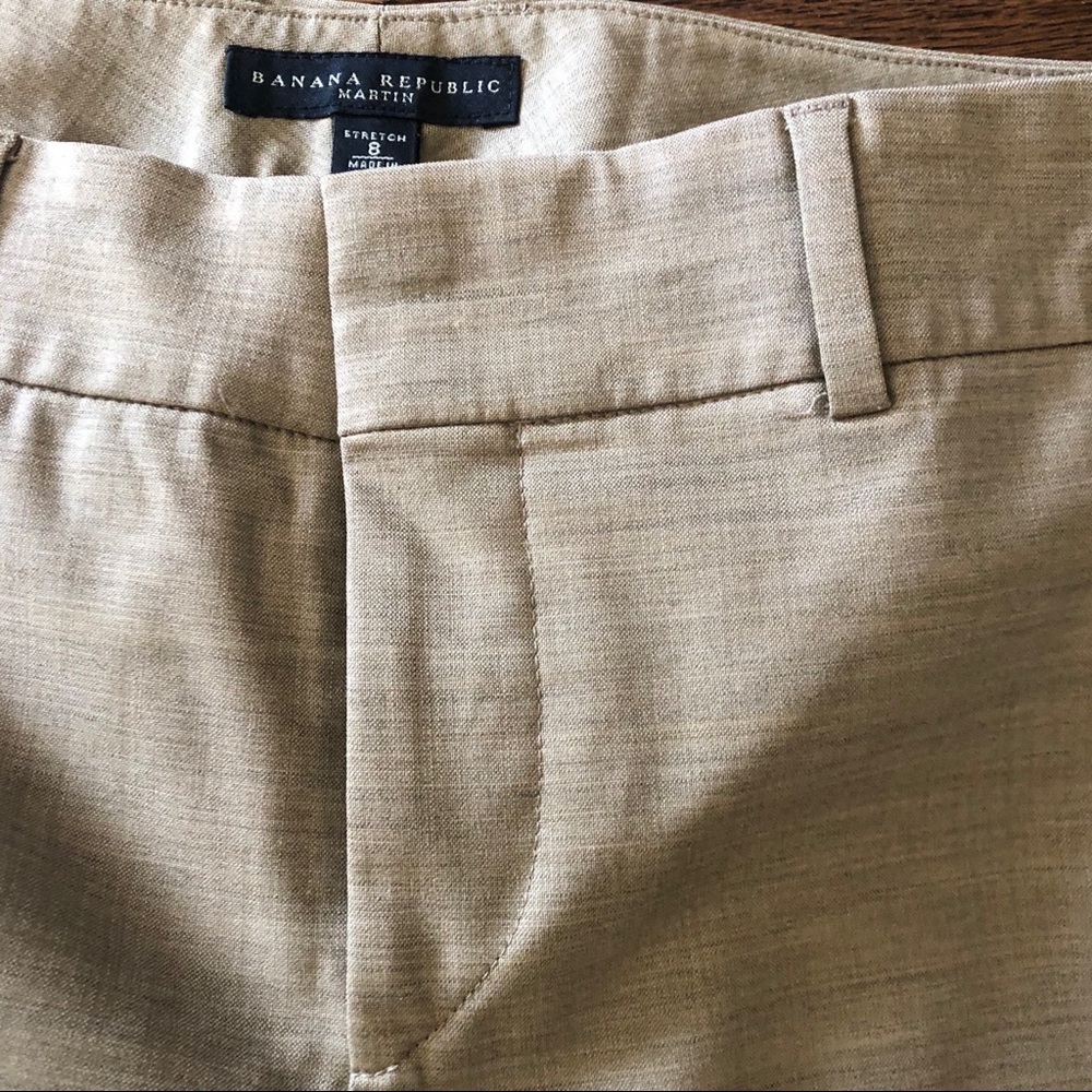 Cuffed Martin Stretch Lined Dress Pants Wool BR 8